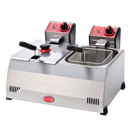2143 || 5+5 Liter Double Deep Fryer